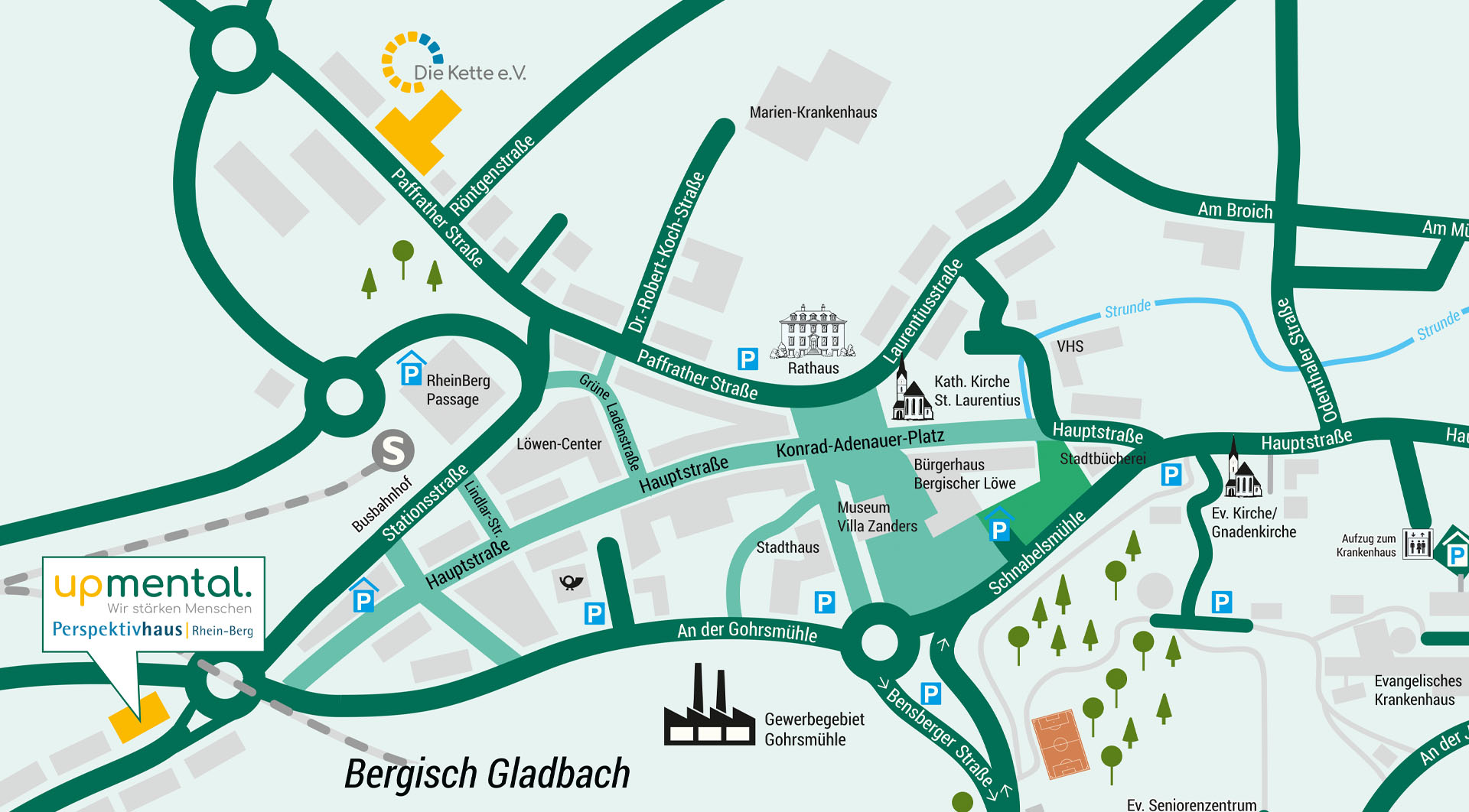 Anfahrt zum Perspektivhaus